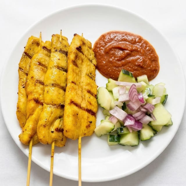 Satay Chicken (4pcs).