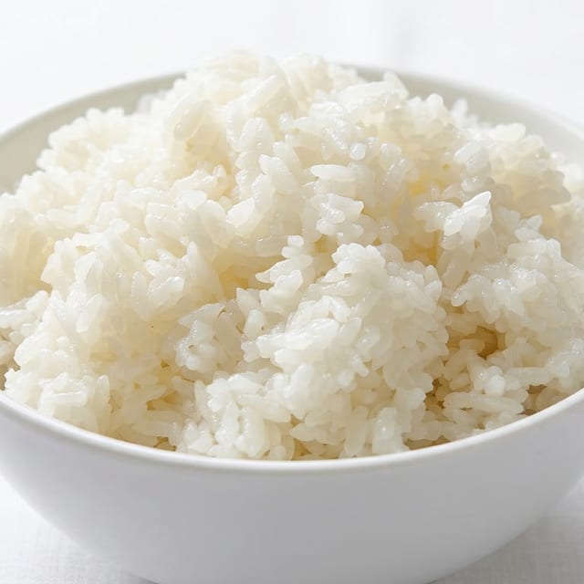 Steamed Rice.