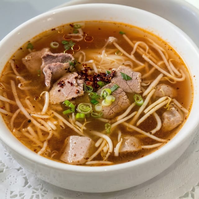 Beef Noodle Soup.