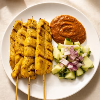 Satay Chicken (4pcs)